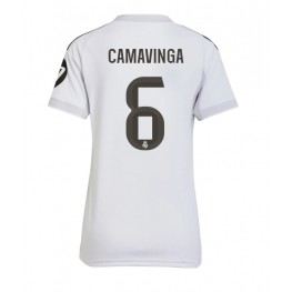 Real Madrid Eduardo Camavinga #6 Thuis tenue Dames 2025-26 Korte Mouw